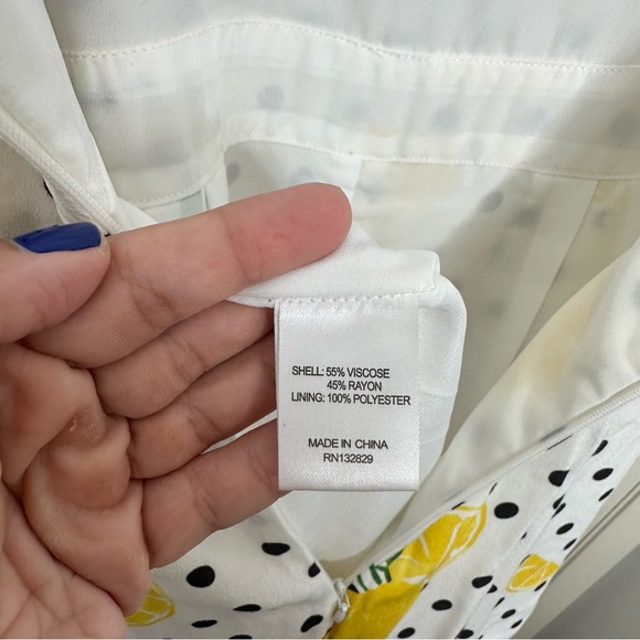 Lovers + Friends James Romper in Lemon Polkadot - Picture 11 of 12